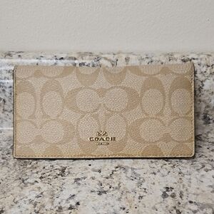 Coach Tan Signature Wallet